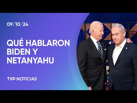 Biden y Netanyahu hablaron por primera vez en siete semanas