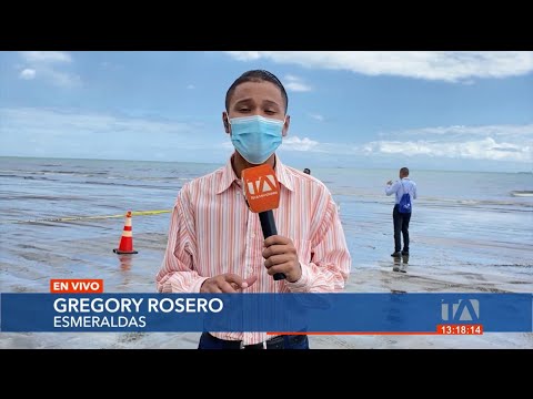 Petroecuador informa sobre un derrame de crudo sobre la playa de Las Palmas