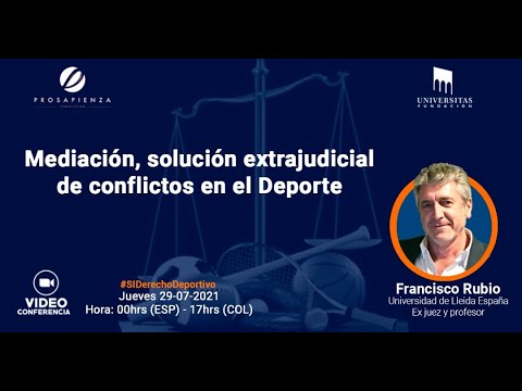 Mediación, solución extrajudicial de conflictos en el Deporte