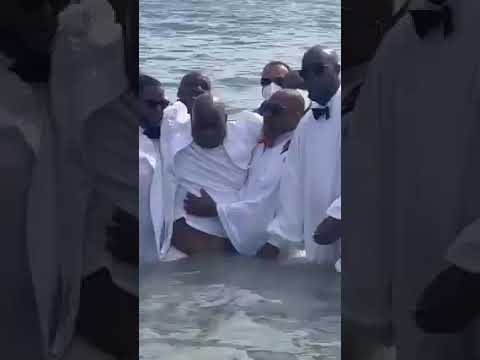 Calypsonian Slinger Francisco aka The Mighty Sparrow, was baptised.