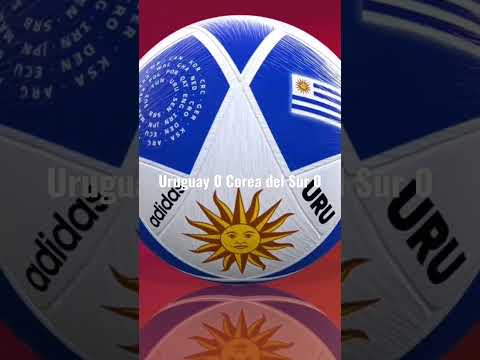 Uruguay 0 Corea del Sur 0 en el mundial de QATAR 2022