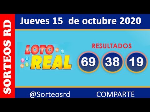 Loteria Real  en VIVO   / Jueves 15 de octubre 2020
