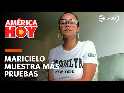 América Hoy: Maricielo Effio volvió a mostrar pruebas contra el doctor Fong (HOY)