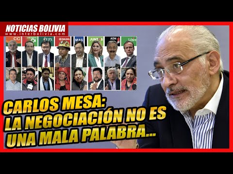 ? Entrevista a Carlos Mesa sobre la actualidad política de Bolivia y próximas elecciones ?