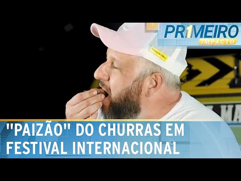 Brasileiro irá representar o país em evento internacional de churrasco | Primeiro Impacto (18/03/24)