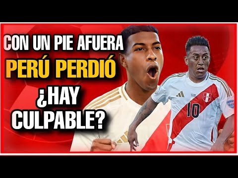 PERÚ PERDIÓ CONTRA CANADÁ Y ESTÁ CON UN PIE AFUERA ¿ HAY CULPABLE?