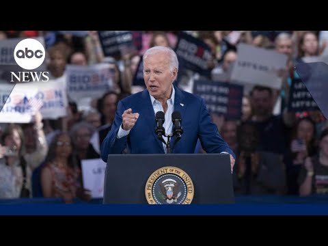 Biden acknowledged poor debate performance at campaign rally in North Carolina