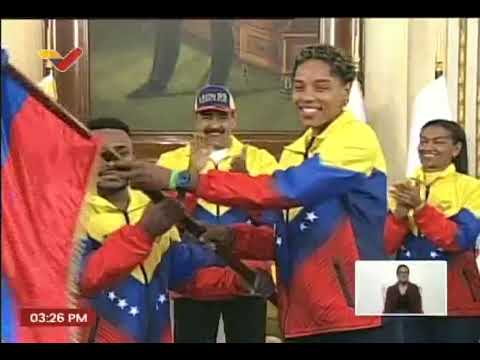 Maduro abandera a atletas venezolanos que irán a los Juegos Olímpicos y Paralímpicos de París 2024