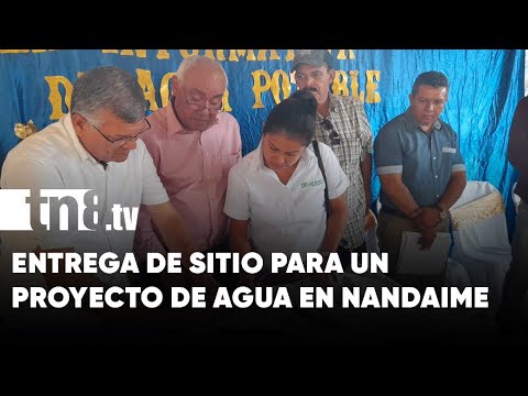 NUEVO FISE ejecutará proyecto de agua y saneamiento en Nandaime - Nicaragua