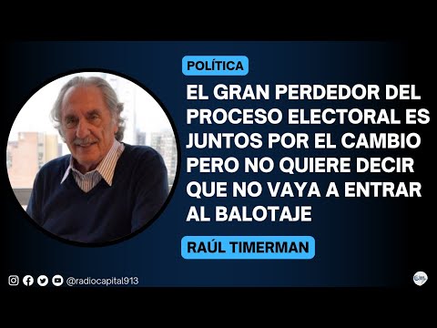 Raúl Timerman: Hay una gran crisis de representatividad y de partidos políticos en la Argentina