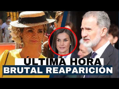 ExNOVIA del REY FELIPE REAPARECE Y PARALIZA ACTO REAL HUNDIENDO A REINA LETIZIA