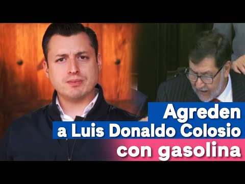 Agreden a Luis Donaldo Colosio Riojas con gasolina fuera del Senado: Noroña condena el acto