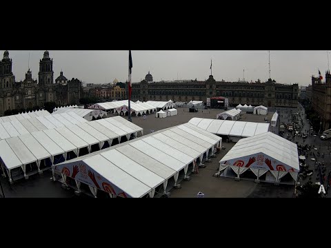 #Zocalo | Super nublado en la feria del libro #envivo