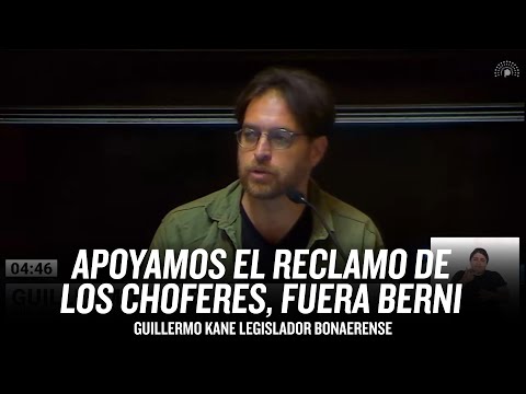 “Apoyamos el reclamo de los choferes. Fuera Berni // Guillermo Kane