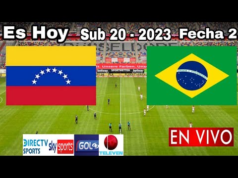 Venezuela vs. Brasil en vivo, donde ver, a que hora juega Venezuela vs. Brasil Sub 20 - 2023