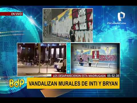 Vandalizan murales y muestras de homenaje para Inti y Byan (2/3)
