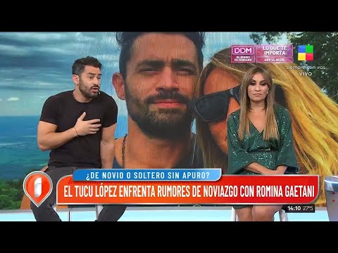 El Tucu López: Con Sabrina Rojas tenemos una muy linda relación