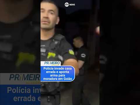 Polícia invade casa errada e aponta arma para moradora em Goiás