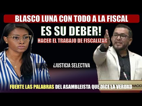 Blasco Luna Critica Duramente a la Fiscalía Ecuatoriana