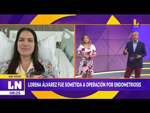 Lorena Álvarez fue sometida a operación por endometriosis