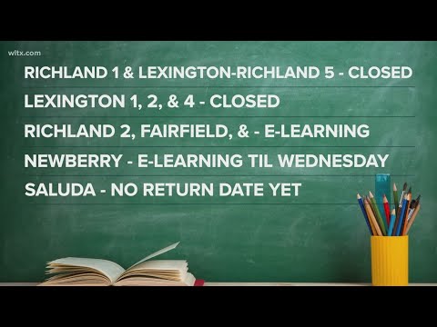 South Carolina schools closing, going to e-learning due to Helene