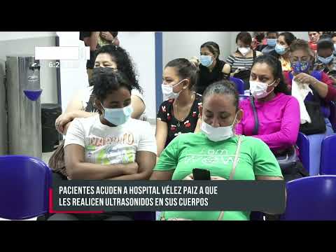 Realizan ultrasonidos generales a cien pacientes en el H. Vélez Paiz - Nicaragua