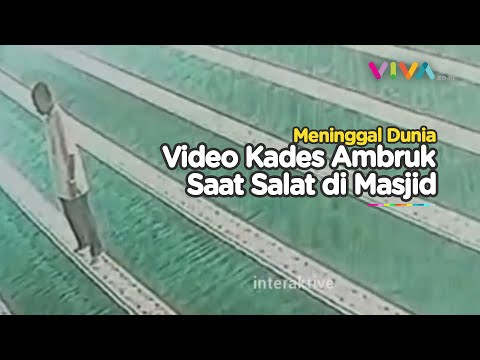 DETIK-DETIK Kepala Desa Ambruk Saat Salat di Masjid
