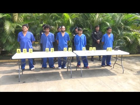 Policía de Chinandega reporta la detención de 19 delincuentes
