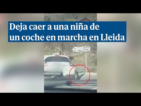 Denunciada por dejar caer a una niña por la ventanilla de un coche en marcha en Bellver, Lleida