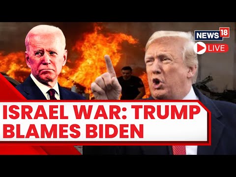 Donald Trump Speech | Trump Blames Joe Biden Of Helping Hamas | Trump Speech LIVE | N18L