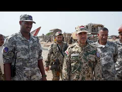 الملحق العسكري الفرنسي يشيد خلال زيارة ميدانية بمستوى خفر السواحل بقطاع البحر الأحمر