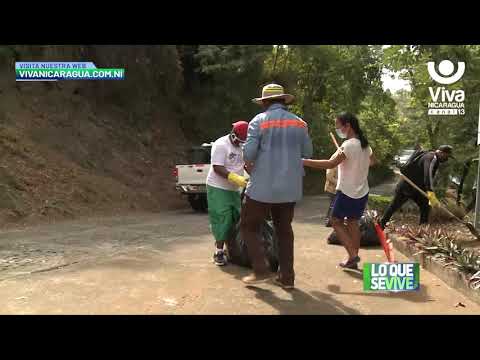 Pueblo organizado realiza jornada de limpieza en la Laguna de Tiscapa