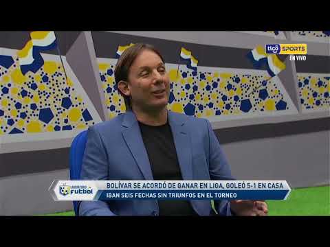 ‘Gato’ Fernández: “Este 5-1 puede encaminar a Bolívar en la Liga”.