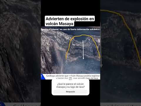 Advierten de explosión en volcán masaya nicaragua