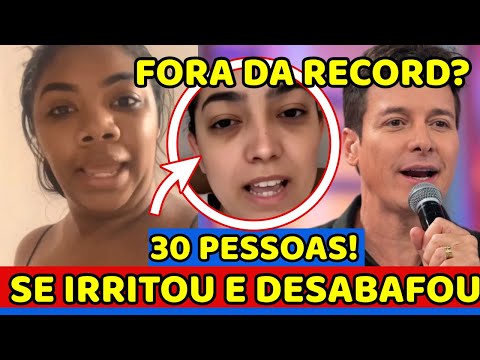 Camila Moura CONTRATA 30 PESSOAS + Raquel Brito SE IRRITA E DESABAFA; INDIRETA e FOFOCA na Record