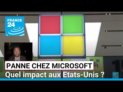 Microsoft : quelle est l'ampleur de la panne aux Etats-Unis ? • FRANCE 24