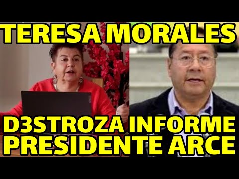 EXMINISTRA TERESA MORALES D3SMIENTE PRESIDENTE ARCE DEUDA REL SUPERARIA EL 86% EN BOLIVIA..