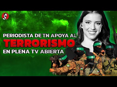 Periodista de TN apoya y milita el TERRORISMO de Hamás en TV abierta