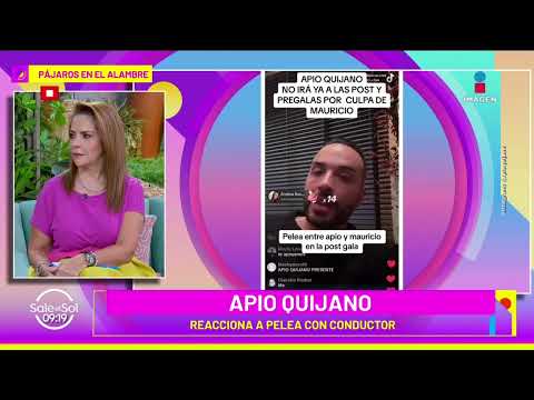 ¡Apio Quijano ROMPE el silencio sobre su PLEITO con Mauricio Garza en vivo! | Sale el Sol