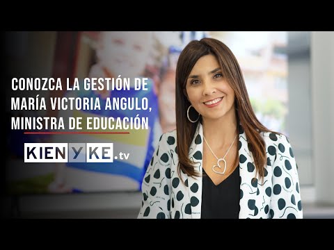 María Victoria Angulo, ministra de Educación, habla sobre los retos que tendrá el nuevo Presidente