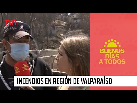 Hermano del profesor Nibaldo Villegas perdió su casa durante incendios en región de Valparaíso