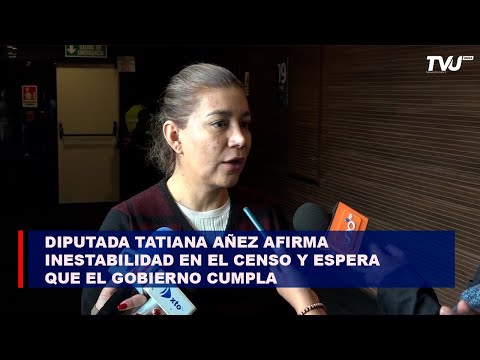 La diputada Tatiana Añez afirma inestabilidad en el Censo y espera que el Gobierno cumpla