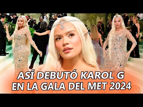 Karol G en la MET Gala 2024 DESLUMBRA con un look de cuento de hadas