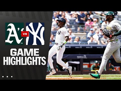 As vs. Yankees Game Highlights (6/29/25) | MLB Highlights