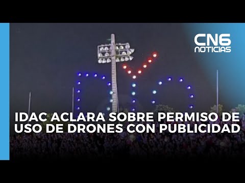 IDAC aclara sobre permiso de uso de drones con publicidad del PRM en concierto