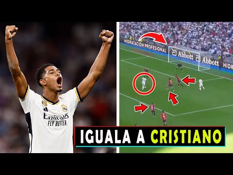 ASI REACCIONA PRENSA MUNDIAL BELLINGHAM IGUALA A CRISTIANO REAL MADRID vs OSASUNA 4-0 GOLEADA