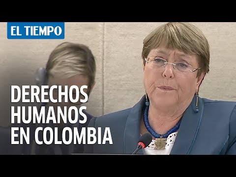 Michelle Bachelet, preocupada por situacio?n en Colombia