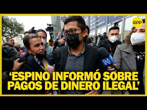 Abogado de Hugo Espino: Brindó información que revela el funcionamiento de una organización criminal