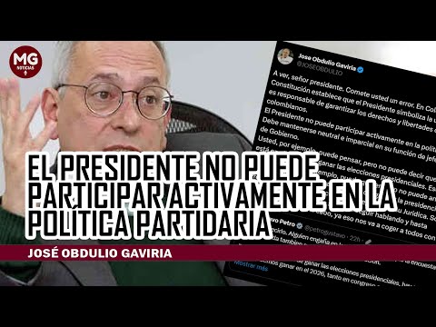 ? FUERTE RECLAMO JOSÉ OBDULIO GAVIRIA AL PRESIDENTE GUSTAVO PETRO