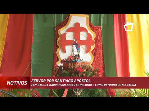 Familia en barrio capitalino celebra a su patrono Santiago Apostol